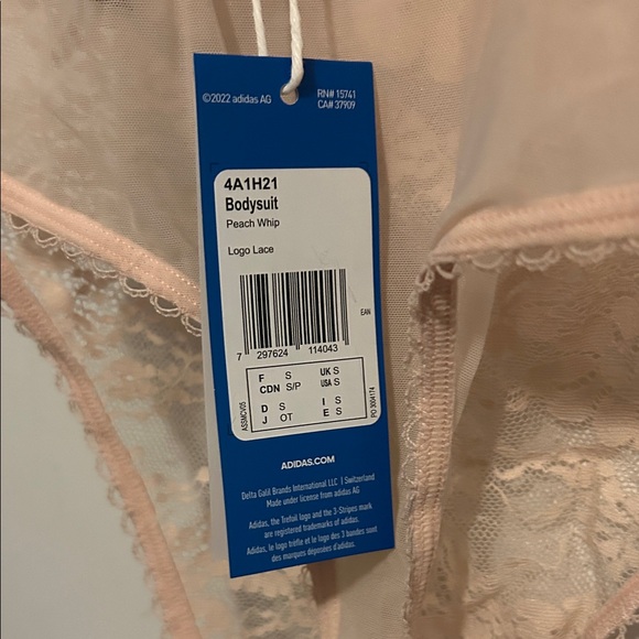 NWT Adidas Women's Lace Chemise - Cream and Black- size small - Picture 6 of 6